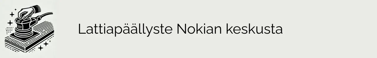 Lattiapäällyste Nokian keskusta